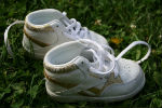 20 Reebok or/blanc